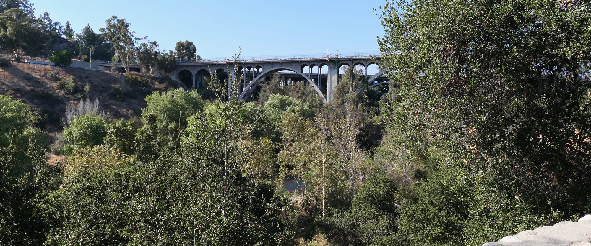 The Bridge and Arroyo as seen from the Casita