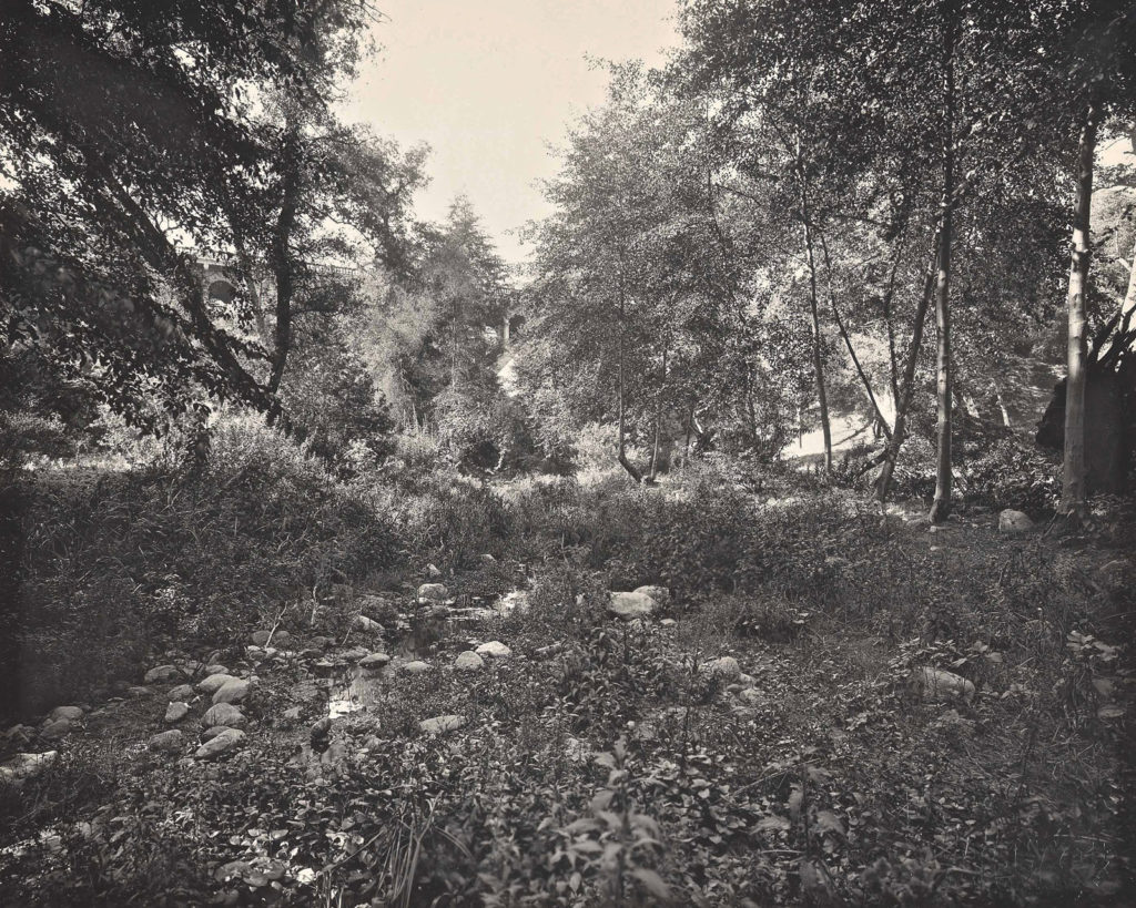 The Arroyo in Pasadena. Courtesy of the Archives at Pasadena Museum of History (A7-66)